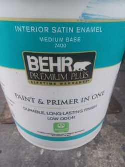 5 gallons Interior Satin Blue Paint