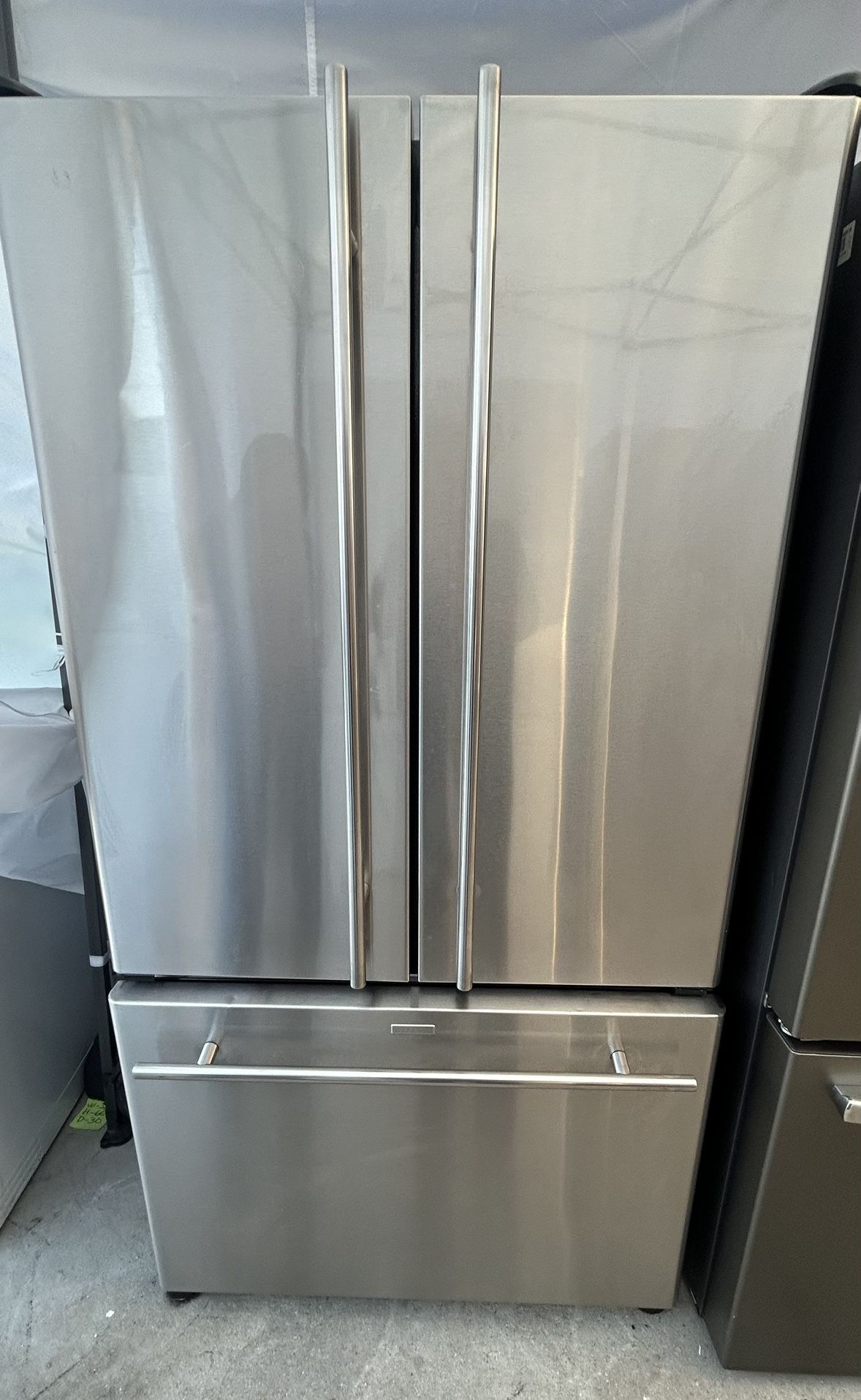 Jenn Air Beautiful Stainless Steel Refrigerator