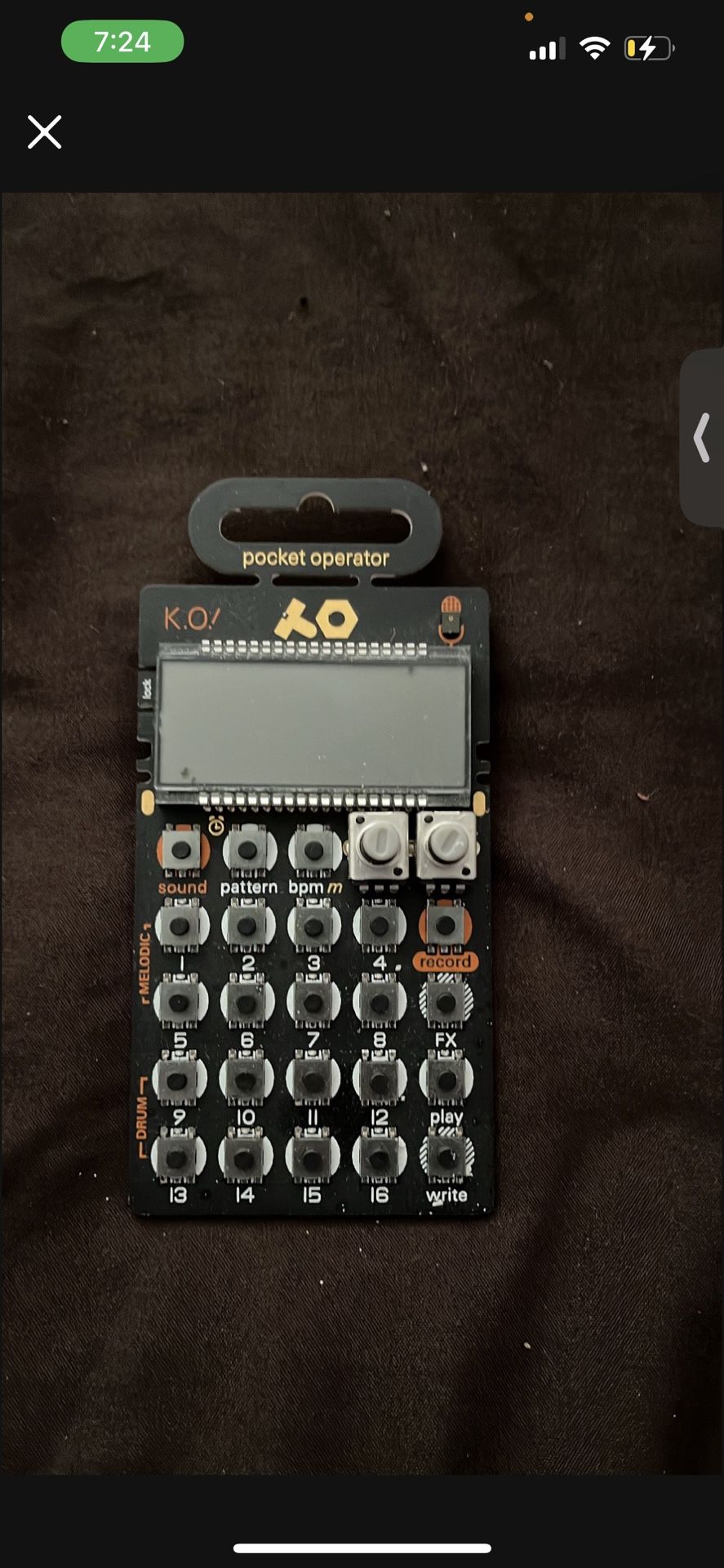 Teenage Engineering Pocket Operator - K.O! PO-33
