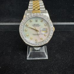 Rolex Datejust 16233 Two-tone Mother Of Pearl 