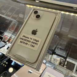iPhone 14 128gb Unlocked BRAND NEW 