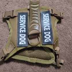 Service dog harness vest small size  