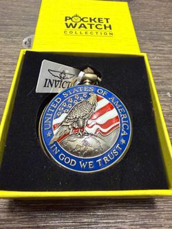 NEW! Invicta All American Pocket Watch