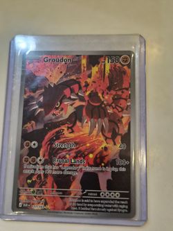 Pokemon Delta Reign Groudon 111 illustration rare