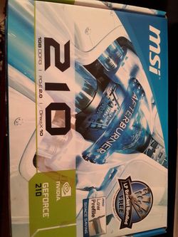 1GB MSI GEFORCE 210 lo profile VIDEO CARD at Davie