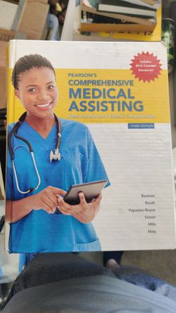 NASM textbook and medical assistant textbook