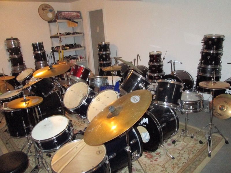 BASEMENT FULL OF DRUMS