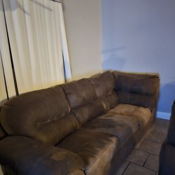 Brown Sectional 