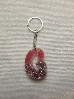 Letter "G" keychain