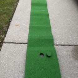 Portable Golf Putting Mat - 99” x 19”