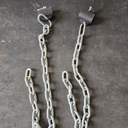 8lb each Barbell Chains-