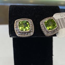 David Yurman Silver Earrings 