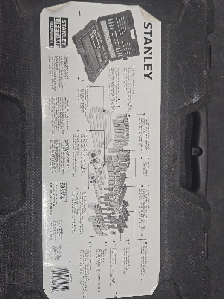 STANLEY SET OF SOCKET WRENCHES