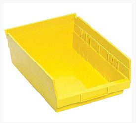 Plastic bins qsb107 yellow