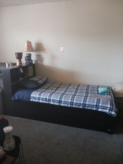 Twin Bed With Drawers