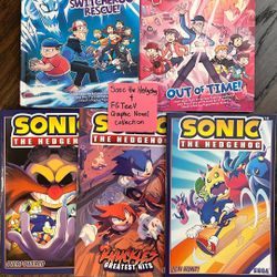 Sonic The Hedgehog + FGTeeV Graphic Novel Collection Of 5