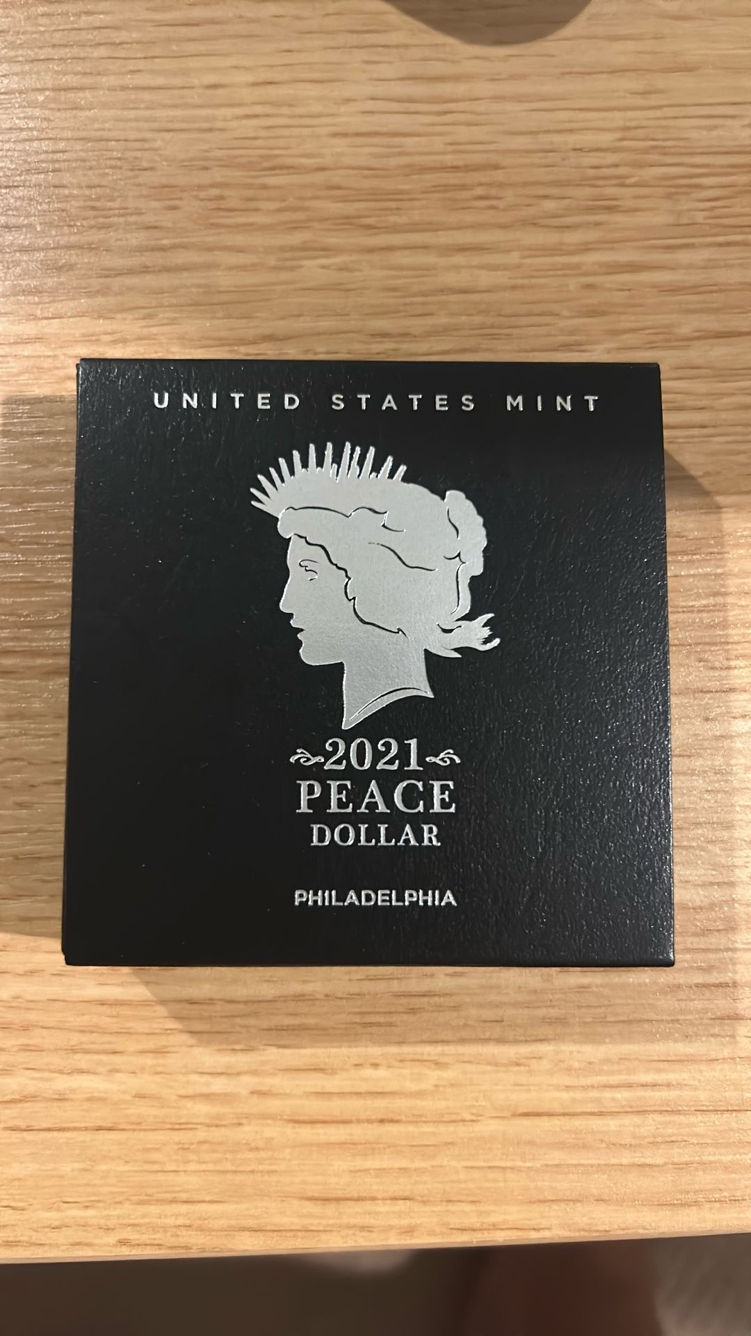 2021 P U.S. Mint Uncirculated Silver Peace Dollar $1 in OGP...