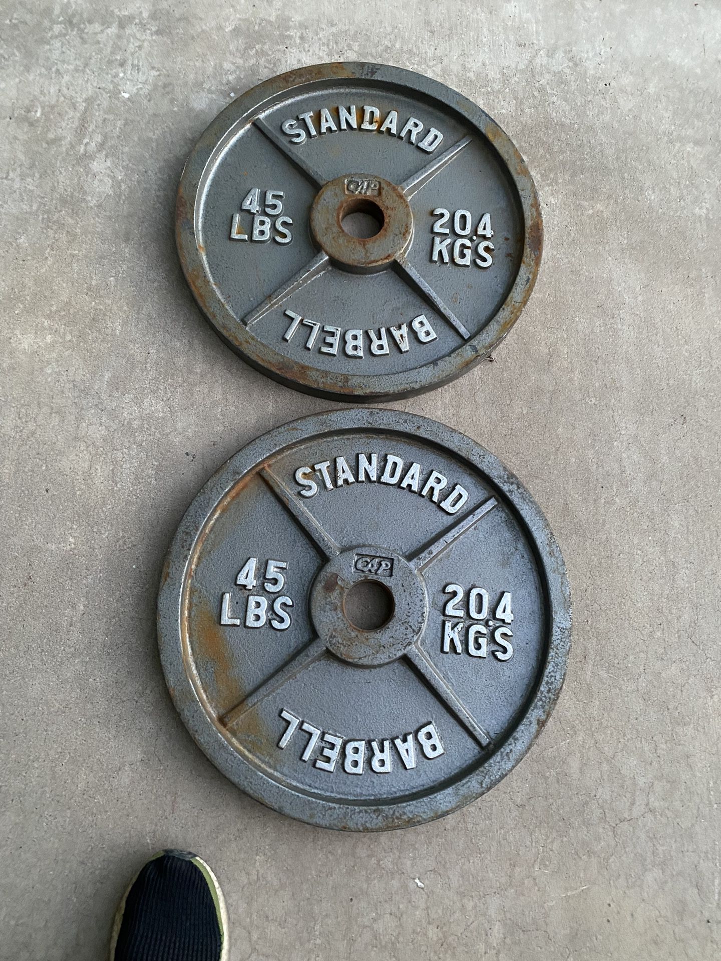 45lb Olympic Weight Plate Set 