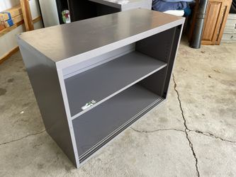 Metal Bookcase - 2 Shelf