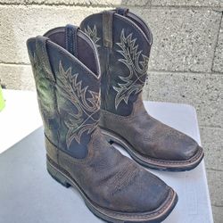 Size 9.5 D Ariat Work Boots Soft Toe 