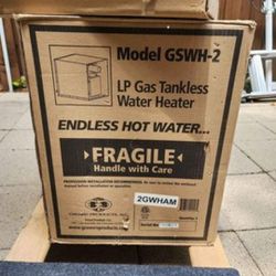 Tankless hot water heater for rv