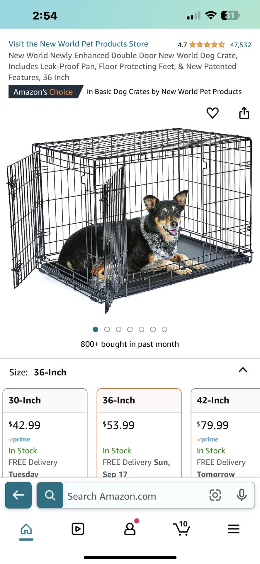 24X36 Animal Crate