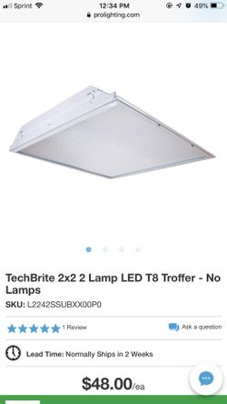 24 collier commercial lights wired for led with covers