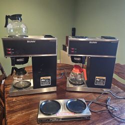 2x BUNN Commercial Coffee Maker W/ Burners