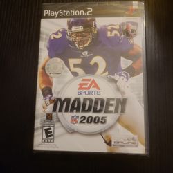 Brand New Factory Sealed Madden 2005 for PS2
