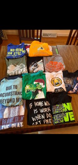 Boys 10/12 clothing lot. All Childrens Place shirts except the 2 hoodys