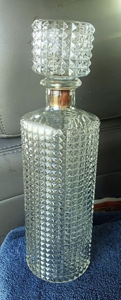 1959 Thatcher Glass Manufacturing Company  Whiskey Decanter"