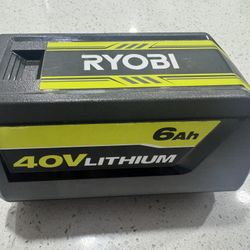 RYOBI 40V 6AH Battery