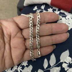 Real 925 Sterling Silver Bracelet 