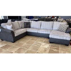 Bilgray Pewter LAF Sectional /couch /Living room set
