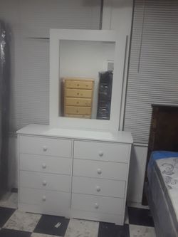 White dresser