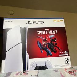 Ps5 disc edition with Spiderman 2