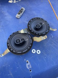 Honda Del Sol Rear Speaker Bracket With Rockford Speakers $100 