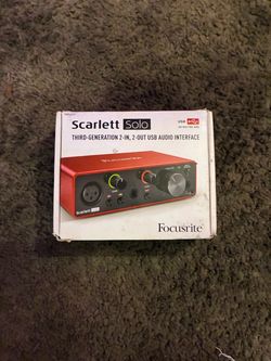Focusrite Scarlett Solo 3rd Gen USB Audio Interface