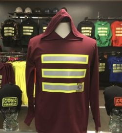 High Visibility Safety Long Sleeves with Hoodie