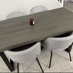 Dining table with chairs