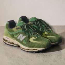 Kith New Balance 2011 Leaf Green Suede Sz 11