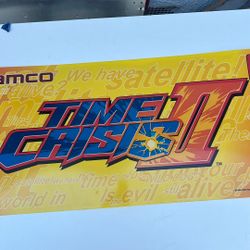 Namco Time Crisis 2 Arcade Marquee 