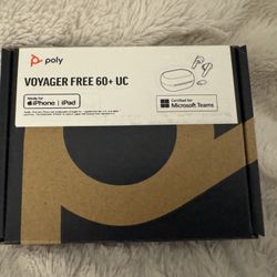 New Poly Voyager Free 60+ UC wireless Earbuds