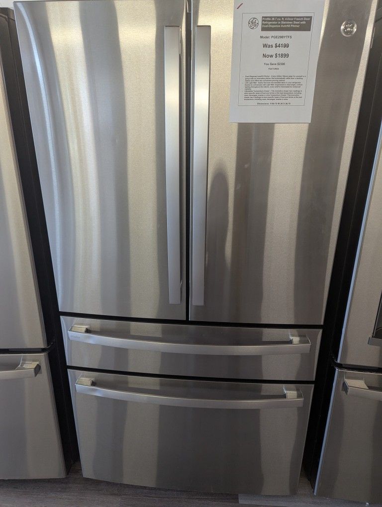 GE Profile 28.7 Cu.Ft. 4 Door French Refrigerator