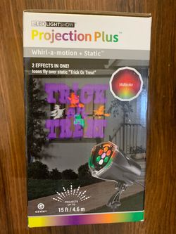 Gemmy LED Light Show Projection Plus Halloween Projector