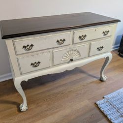 Vintage Lowboy Dresser Farmhouse