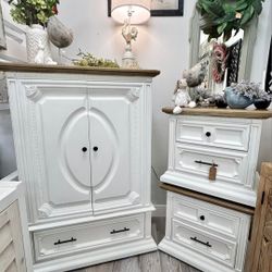 Refinished Vintage Bedroom Set