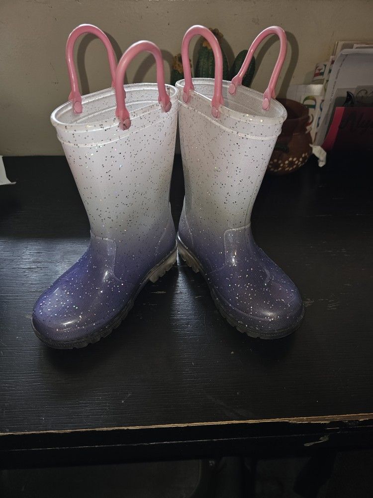 Girl Light Up Rain Boots