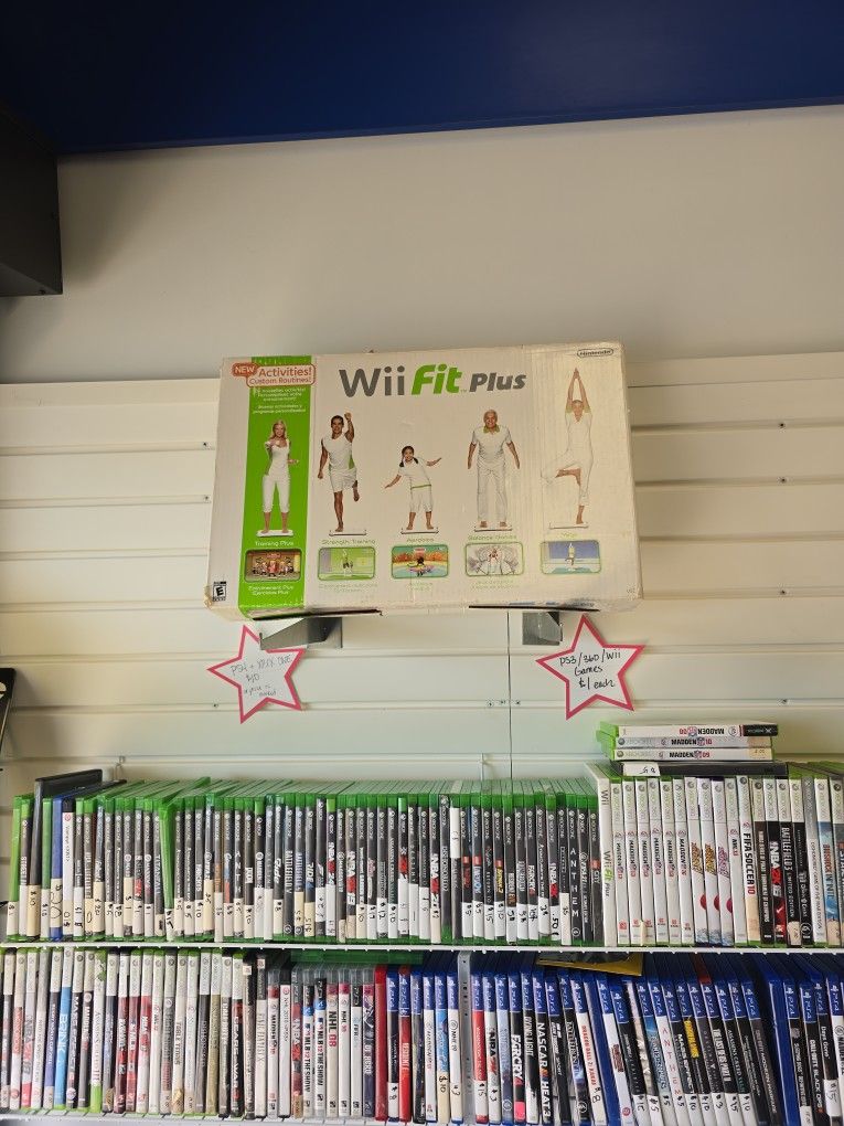 Wiifit Balance Boad + Game Combo