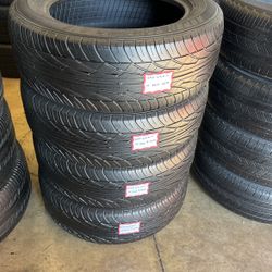 4- Used Tires 225/60/R17 Aspen For 160.00 Installed. Free Mount And High Speed Balance Included.